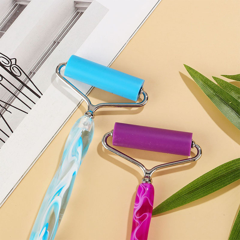 Embroidery Needle Pen - Metal Roller Pen Head, Resin Hand