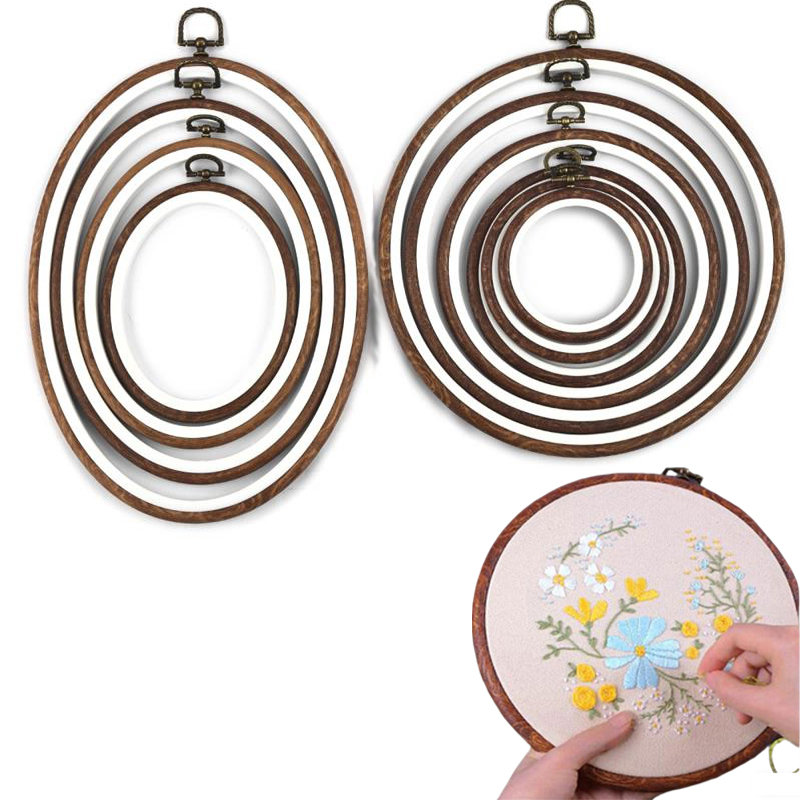 Embroidery Service - 10PCS Sewing Tool Round Oval Imitation