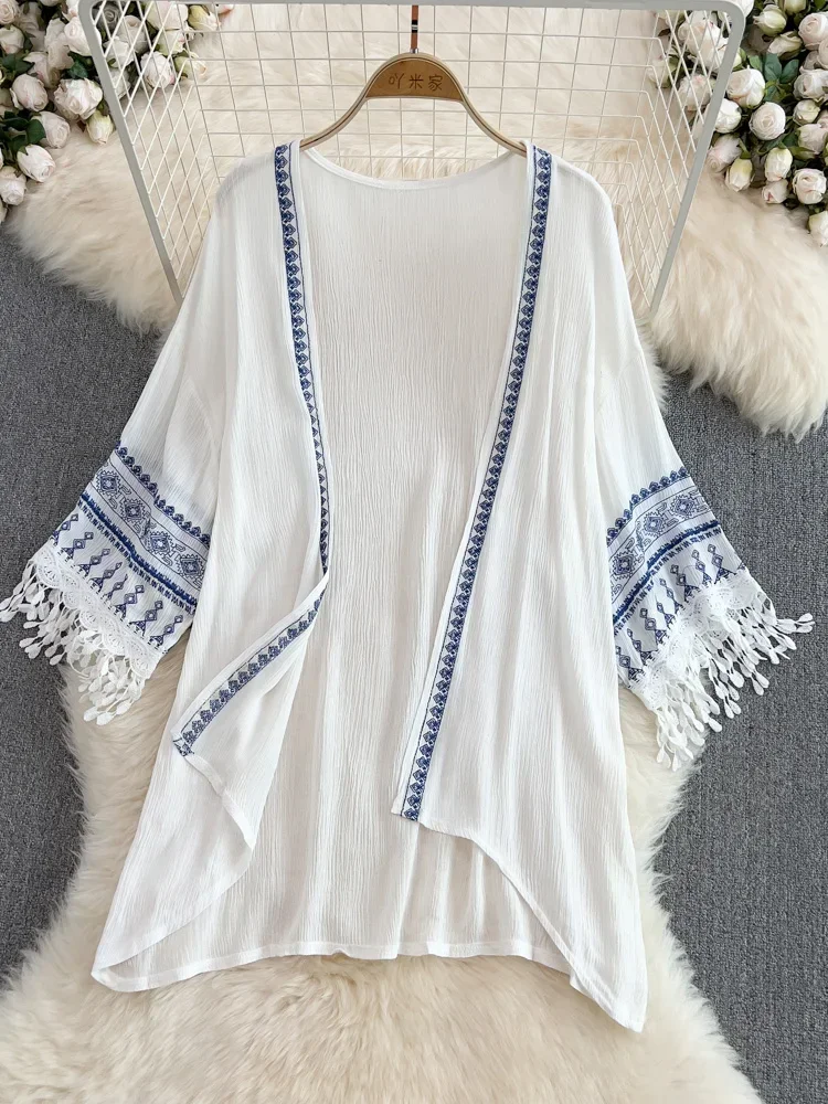 Summer Bohemian Ethnic Style S - Embroidery Zig Zag Stitch 评论和价格