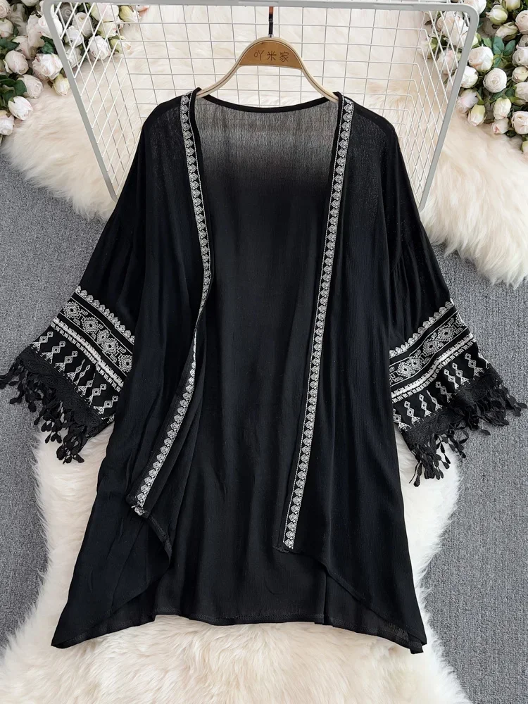 Summer Bohemian Ethnic Style S - Embroidery Zig Zag Stitch 评论和价格