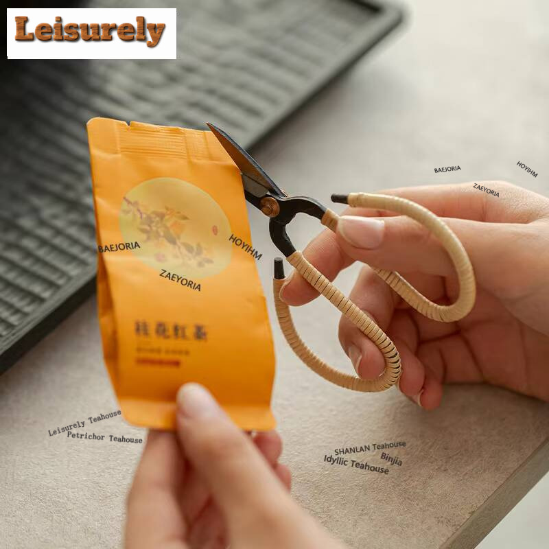 Hemp Rope Tea Bags Scissors Em - Embroidery Service 评论和价格