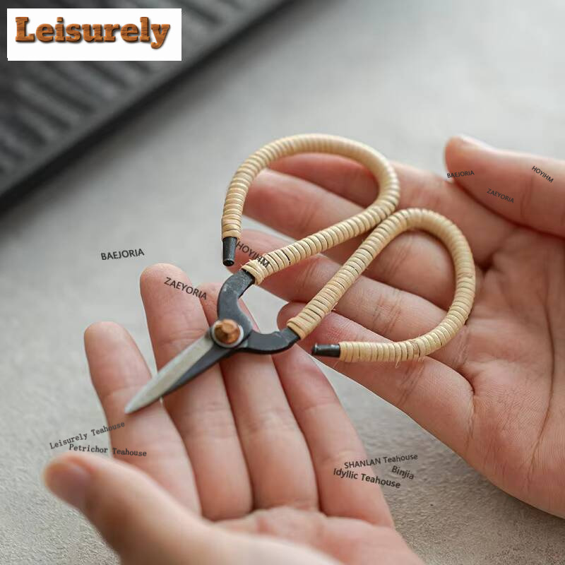 Hemp Rope Tea Bags Scissors Em - Embroidery Service 评论和价格
