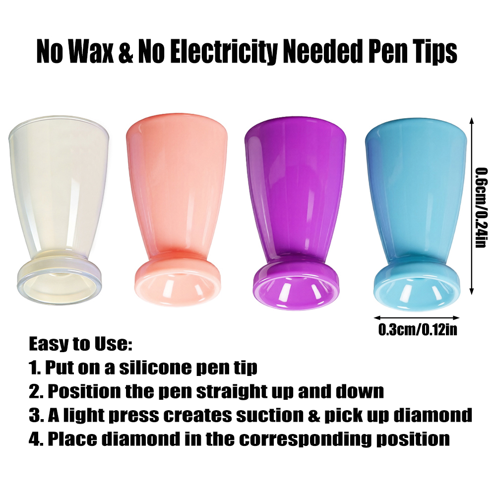 10PCS Mini Silicone Tips For D - Embroidery Needle Pen 评论和价格
