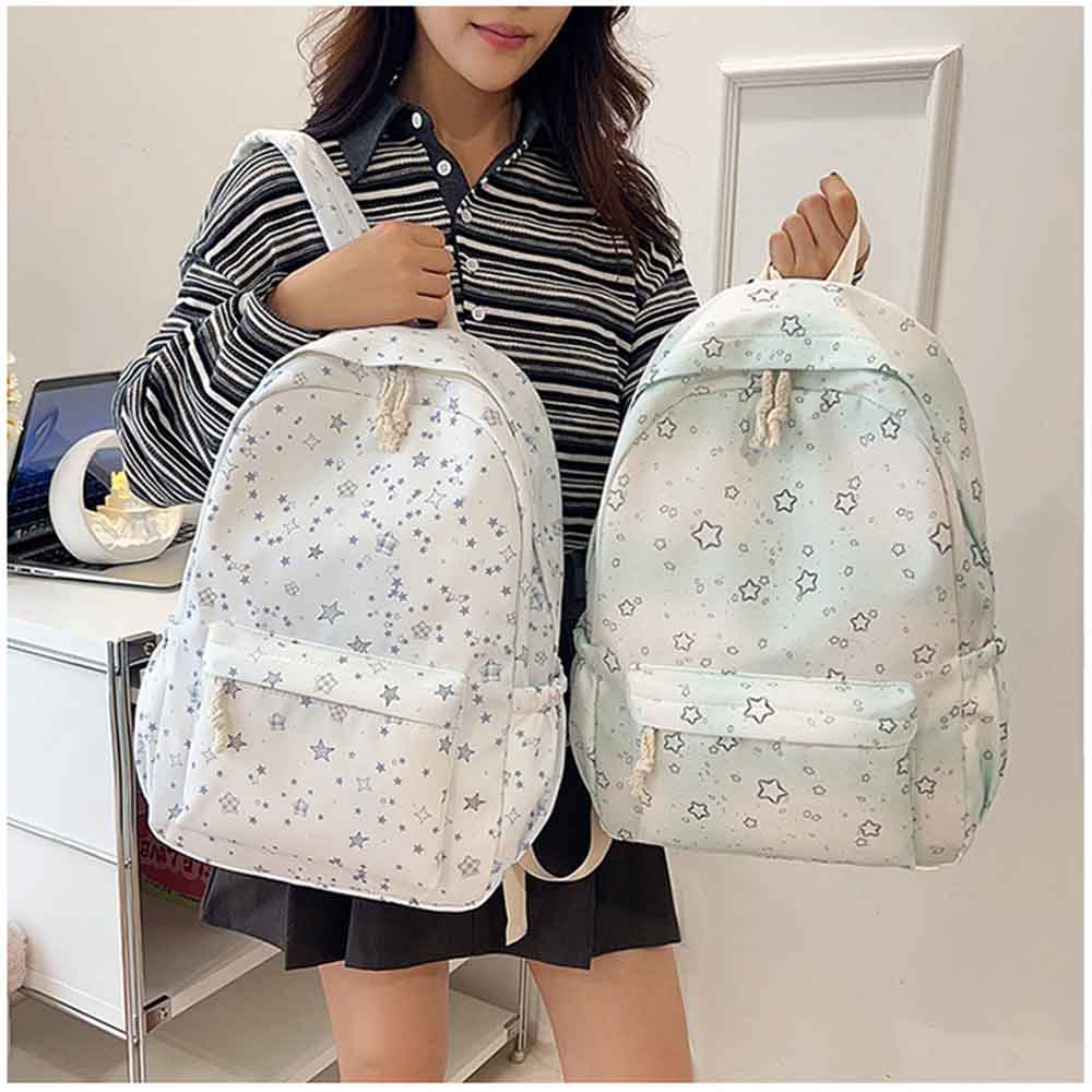 Large Capacity Women's Backpac - Embroidery Name Designs 评论和价格