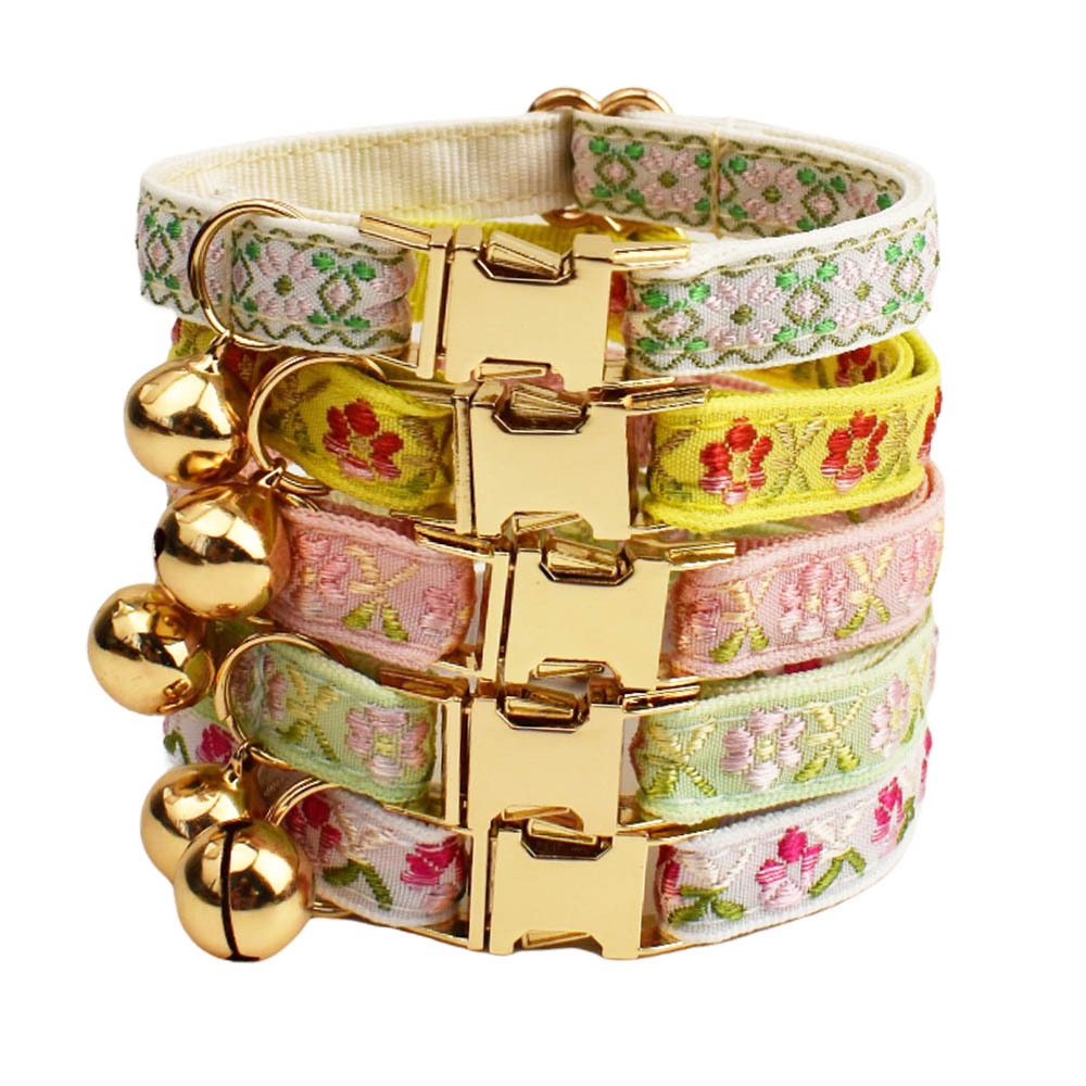 Personalized Logo Cat Collar C - Embroidery Name Designs 评论和价格