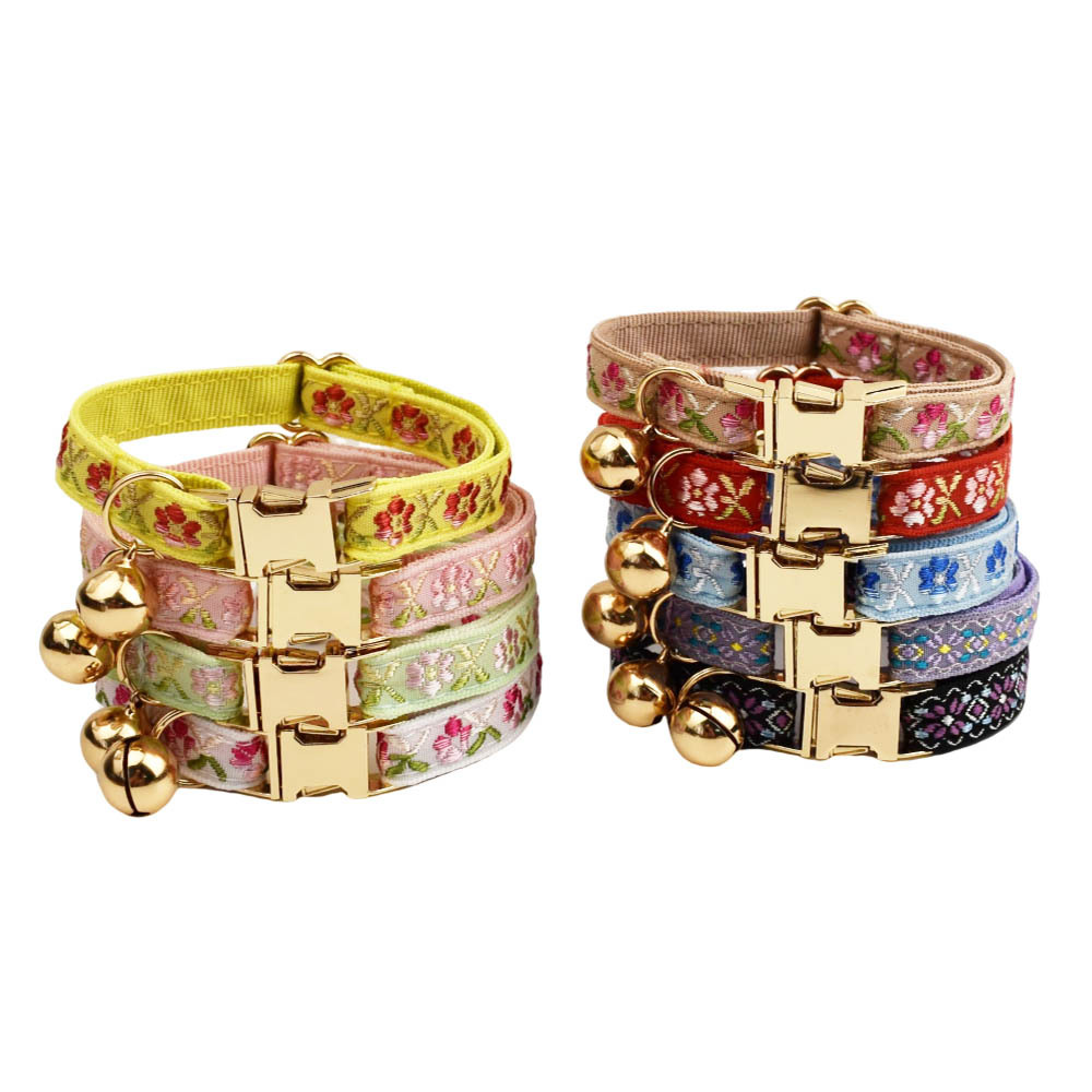 Personalized Logo Cat Collar C - Embroidery Name Designs 评论和价格