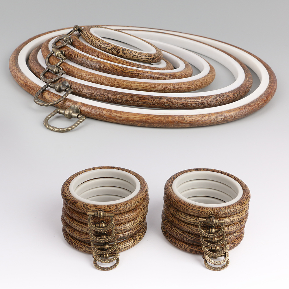 10pcs/Set 7.5-26cm Round Woode - Embroidery Hoop Stand 评论和价格