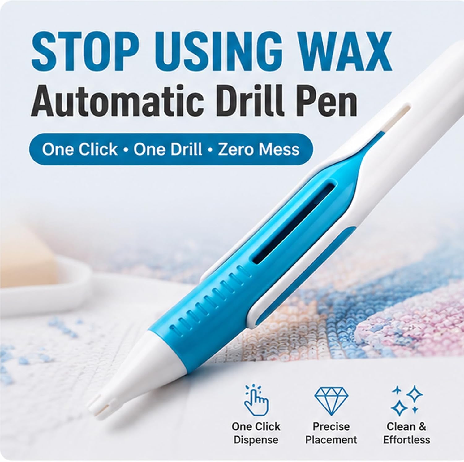 Automatic Diamond Painting Bea - Embroidery Needle Pen 评论和价格