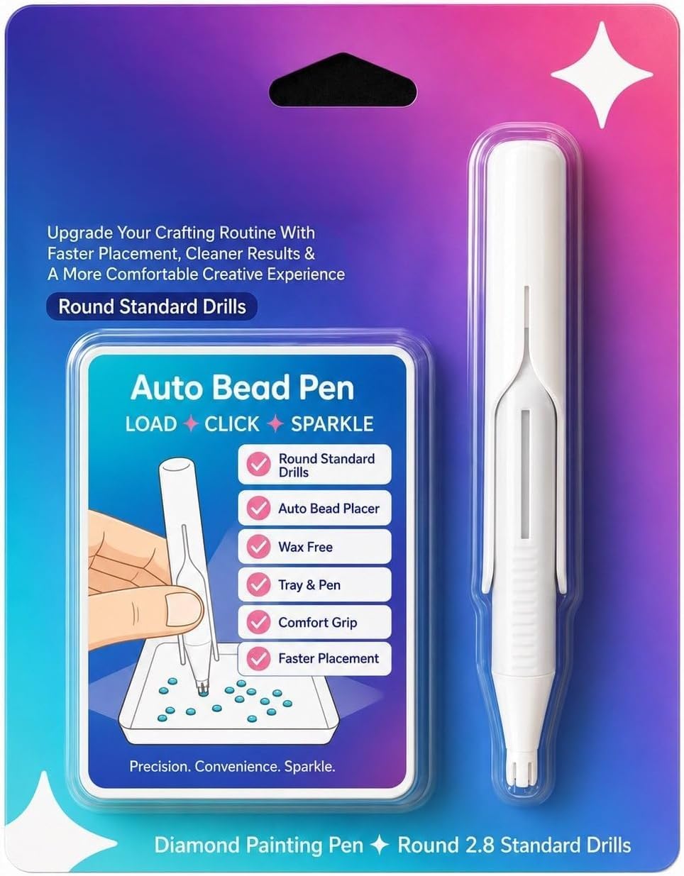 Automatic Diamond Painting Art - Embroidery Needle Pen 评论和价格