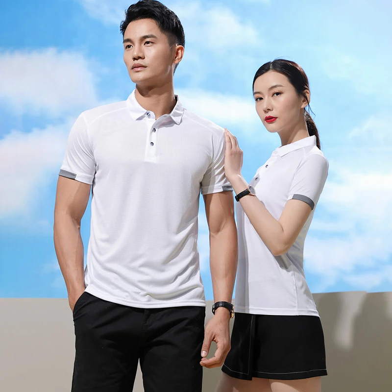 Summer Quick Drying Polos Free - Embroidery Cotton Shirt 评论和价格
