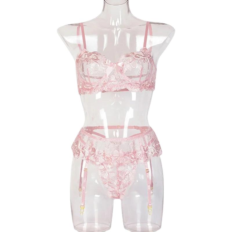 Bikini Fashion Sexy Lingerie T - Embroidery Zig Zag Stitch 评论和价格