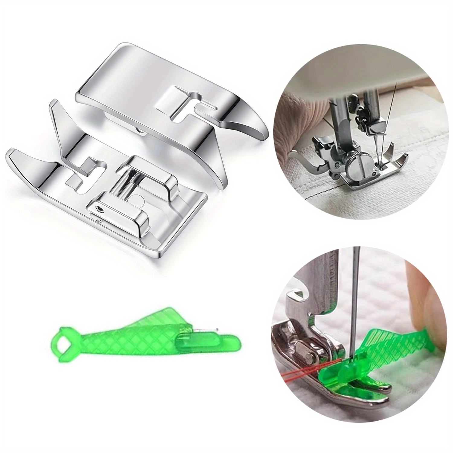 1/3/5Pcs Universal Sewing Pres - Embroidery Zig Zag Stitch 评论和价格