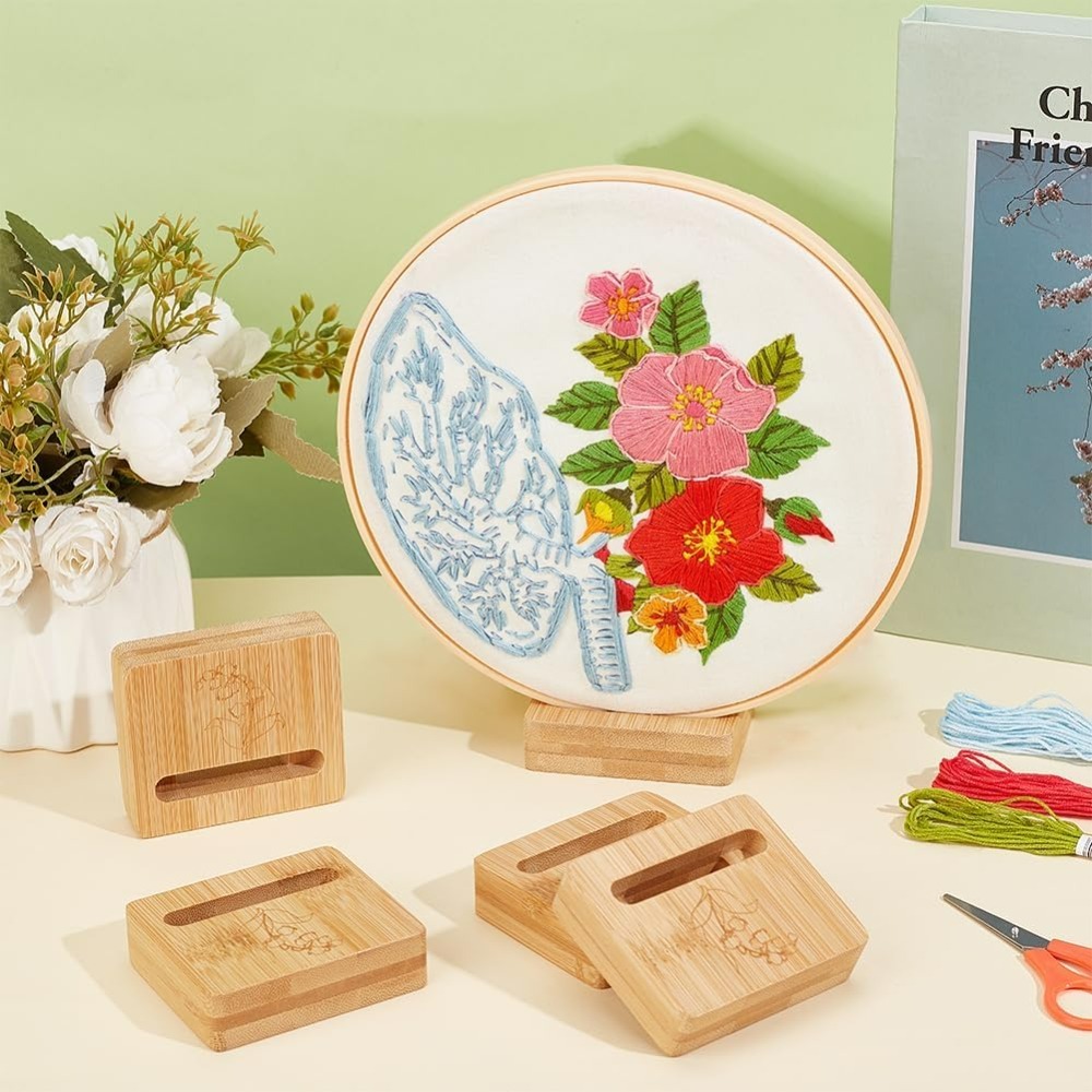 6Pcs Embroidery Hoop Rectangle - Embroidery Hoop Stand 评论和价格