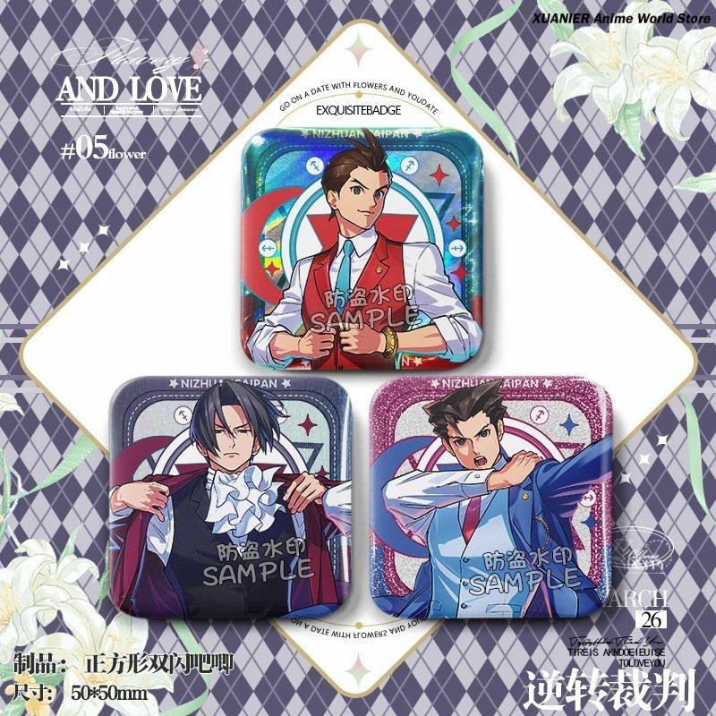 Miles Edgeworth Apollo Justice - Embroidery Reddit 评论和价格