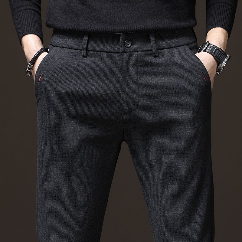 Spring Autumn Men's Casual Pan - Embroidery Jersey 评论和价格