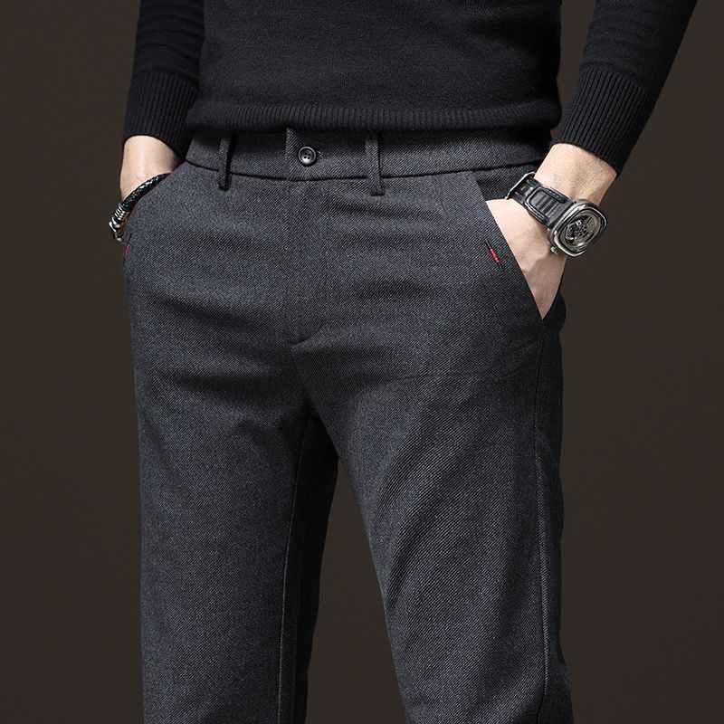 Spring Autumn Men's Casual Pan - Embroidery Jersey 评论和价格