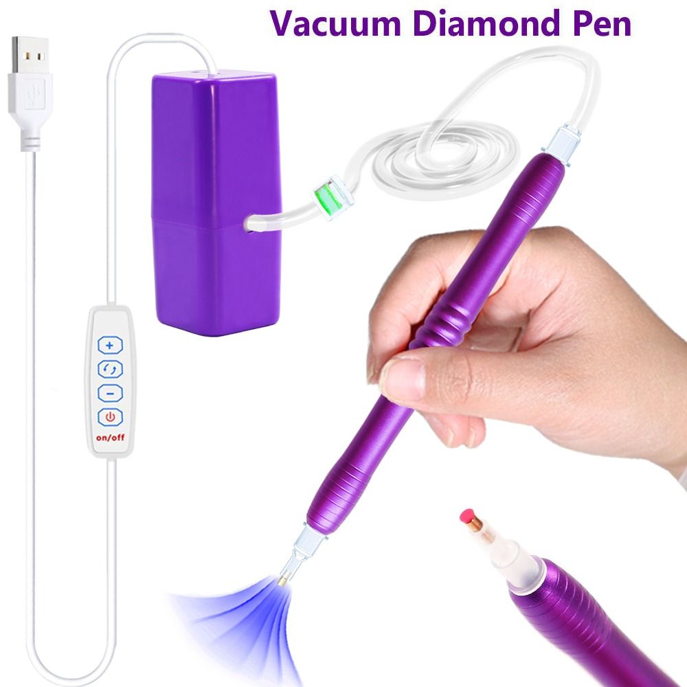 Electric Vacuum Diamond Painti - Embroidery Needle Pen 评论和价格