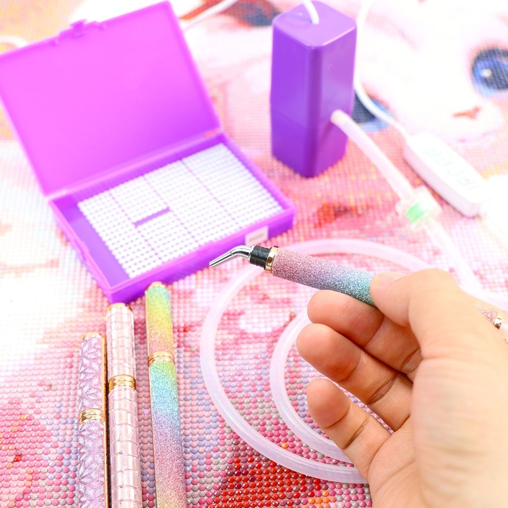 Electric Vacuum Diamond Painti - Embroidery Needle Pen 评论和价格