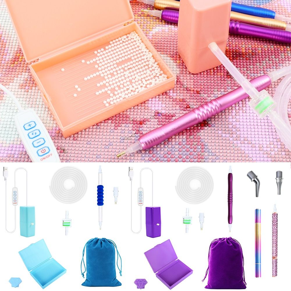 Electric Vacuum Diamond Painti - Embroidery Needle Pen 评论和价格