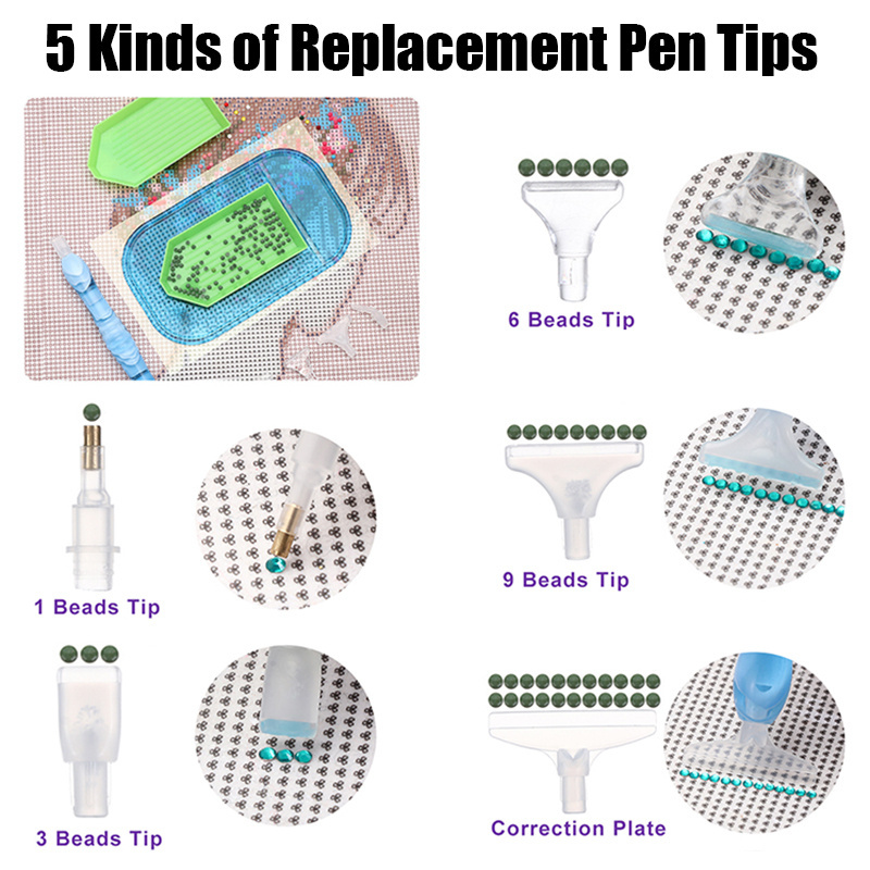 Color Resin Diamond Painting P - Embroidery Needle Pen 评论和价格